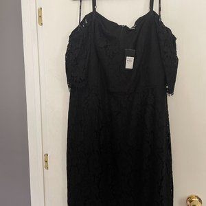 City Chic Black Lace Dress